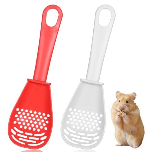 Xelsluthe two pack small litter scoop for hamster sand bath