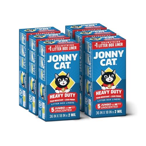 Jonny Cat heavy duty jumbo litter box liners, 30 count