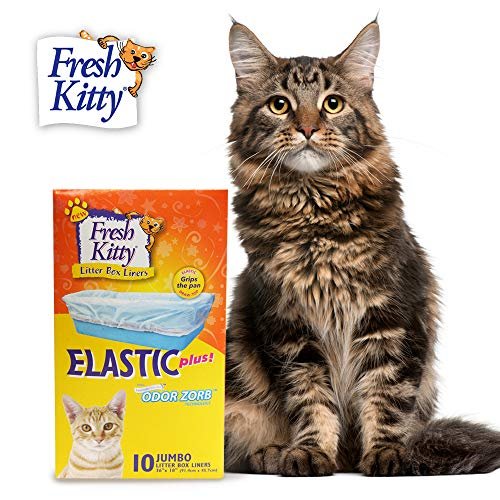 10 Count Fresh Kitty Litter Box Liners Durable, Easy Clean U