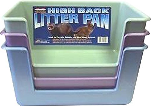 Marshall High Back Litter Pan for Ferrets, 12" x 14"